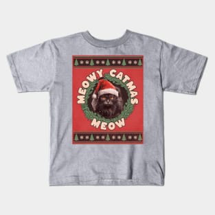 Meowy catmas - MEOW Kids T-Shirt